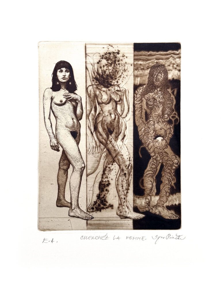 CHERCHÉZ LA FEMME, Igor Piačka, rámovanie obrazov, umenie