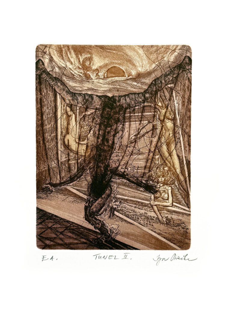 Tunel II., Igor Piačka, rámovanie obrazov, umenie